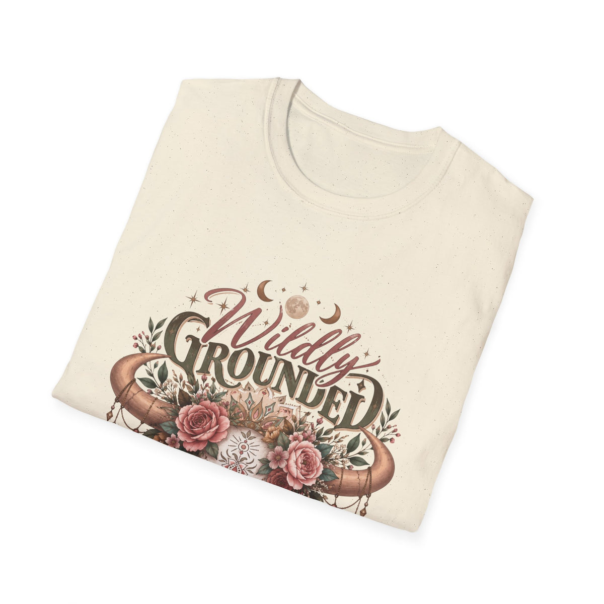 Wildly Grounded Skull Floral T-Shirt